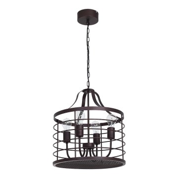 Candelabro numa corrente SINGLE 6 4xE27/60W/230V