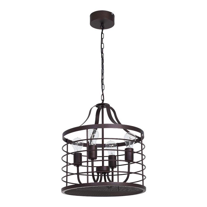 Candelabro numa corrente SINGLE 6 4xE27/60W/230V