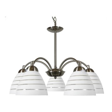 Candelabro numa corrente ULI 5xE27/60W/230V