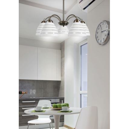 Candelabro numa corrente ULI 5xE27/60W/230V