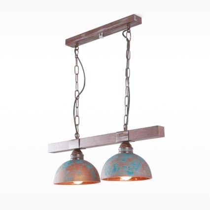 Candelabro numa corrente VIRIONI 2xE27/60W/230V