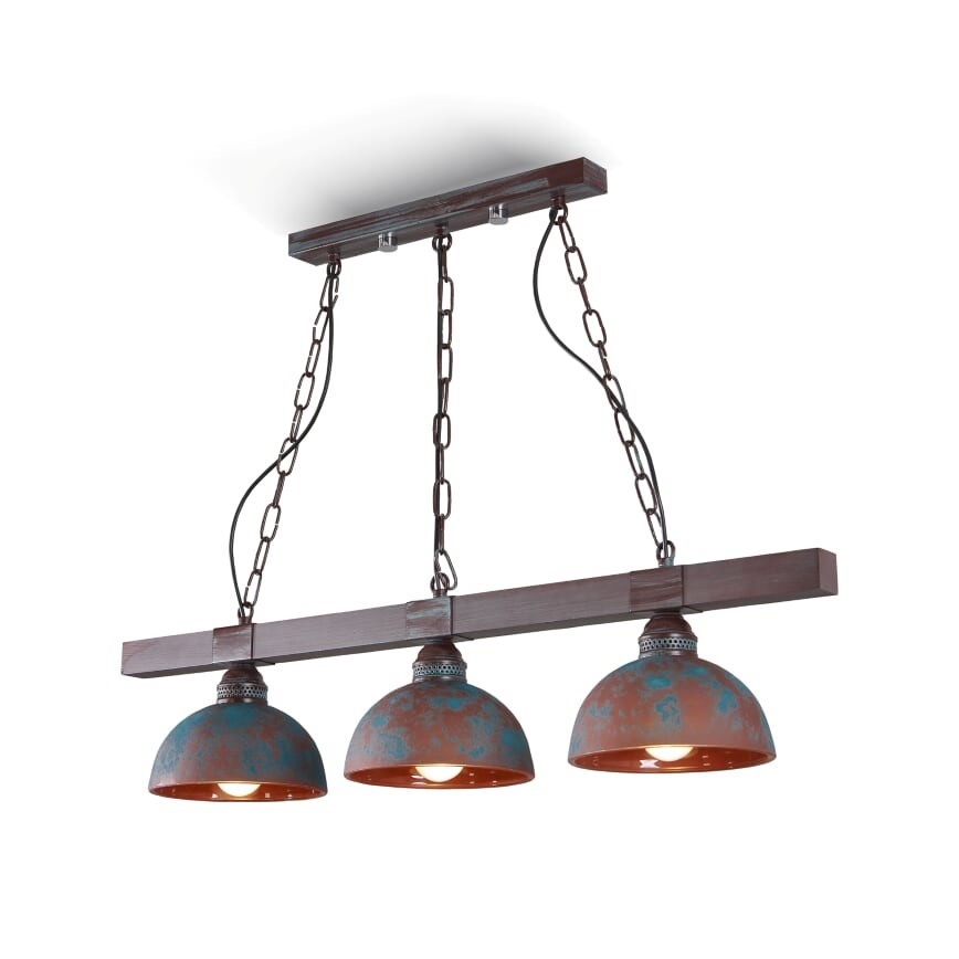 Candelabro numa corrente VIRIONI 3xE27/60W/230V