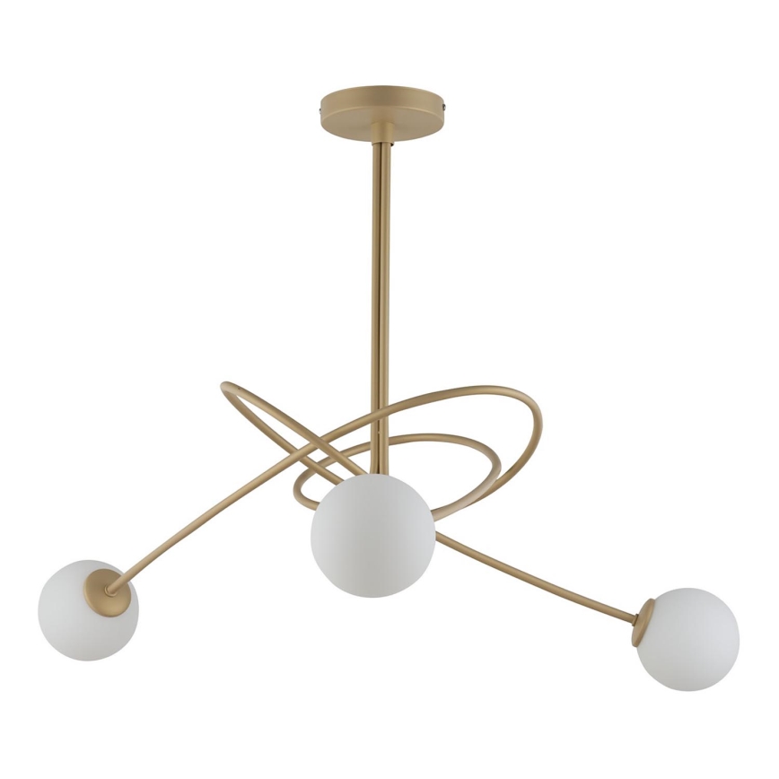 Candelabro on a pole VELVET 3xG9/12W/230V dourada