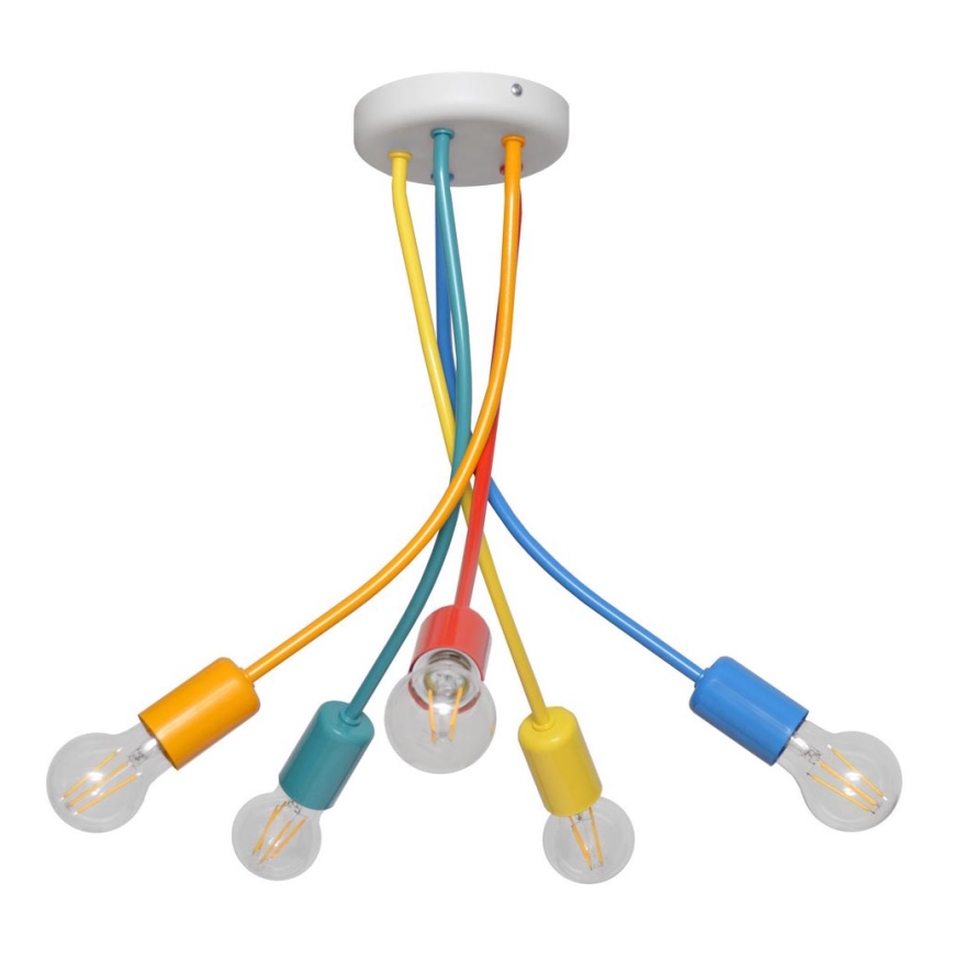 Candelabro para crianças HARVARD 5xE27/15W/230V