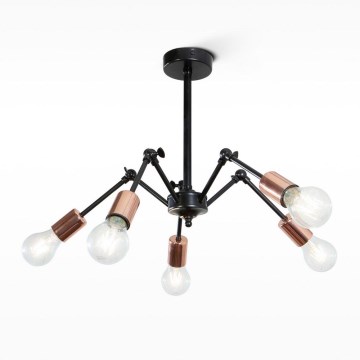 Candelabro pendente ALFA 5xE27/60W/230V