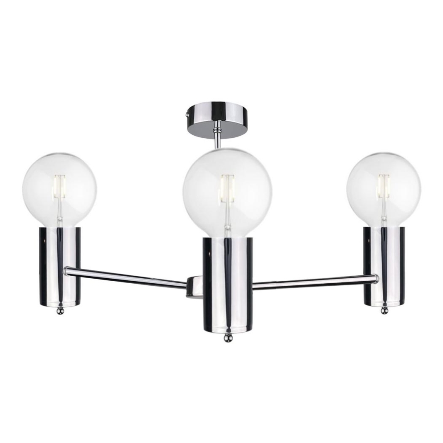 Candelabro pendente ARD 3xE27/60W/230V cromo brilhante