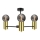 Candelabro pendente ARD 3xE27/60W/230V dourado