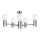 Candelabro pendente ARD 5xE27/60W/230V cromo brilhante
