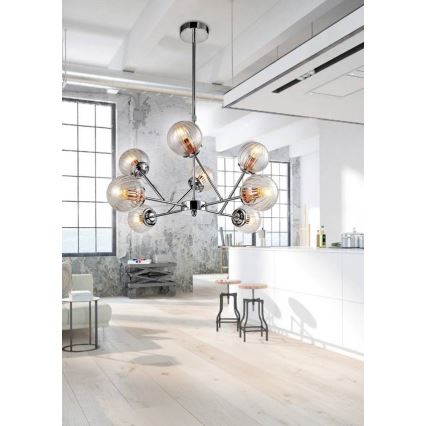 Candelabro pendente BEST 8xE14/40W/230V