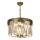 Candelabro pendente CRYSTALLINE 6xE27/40W/230V bronze