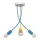 Candelabro pendente de criança HARVARD 3xE27/15W/230V