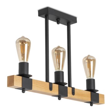 Candelabro pendente DEKO 3xE27/60W/230V
