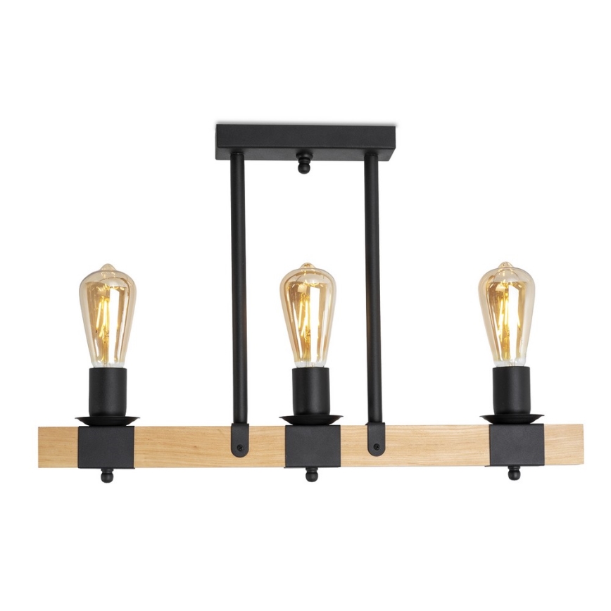 Candelabro pendente DEKO 3xE27/60W/230V