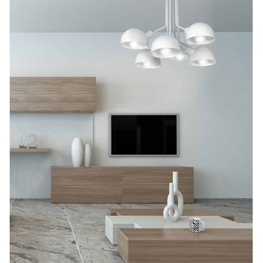 Candelabro pendente DEVIN 6xE27/60W/230V