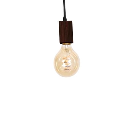 Candelabro pendente JACK 3xE27/40W/230V madeira castanha