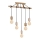 Candelabro pendente JACK 5xE27/40W/230V madeira natural