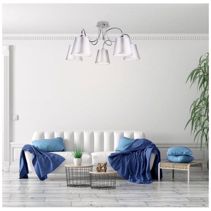 Candelabro pendente LUK 5xE14/40W/230V