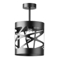 Candelabro pendente MODUL FREZ 1xE27/60W/230V diâmetro 17,5 cm preto antigo