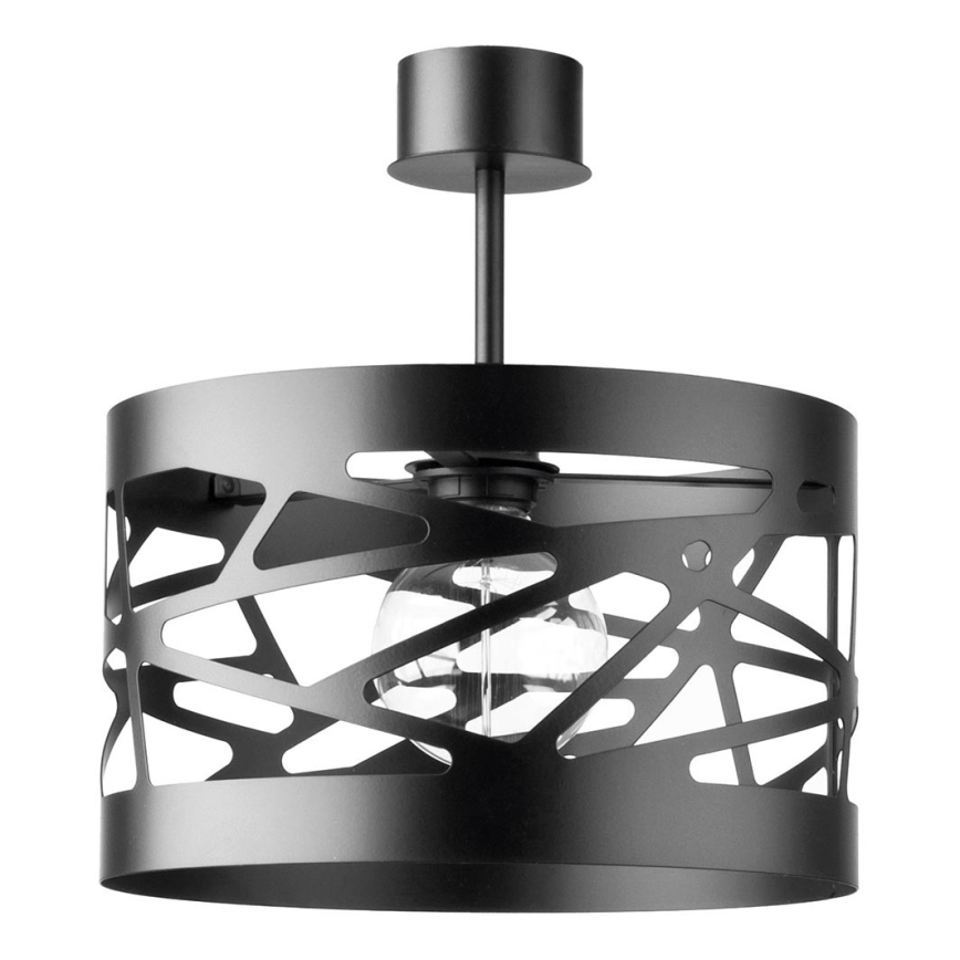 Candelabro pendente MODUL FREZ 1xE27/60W/230V diâmetro 30 cm preto antigo