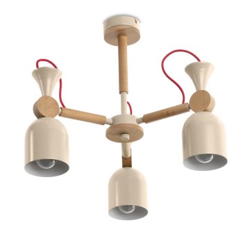 Candelabro pendente MONTE 3xE27/60W/230V