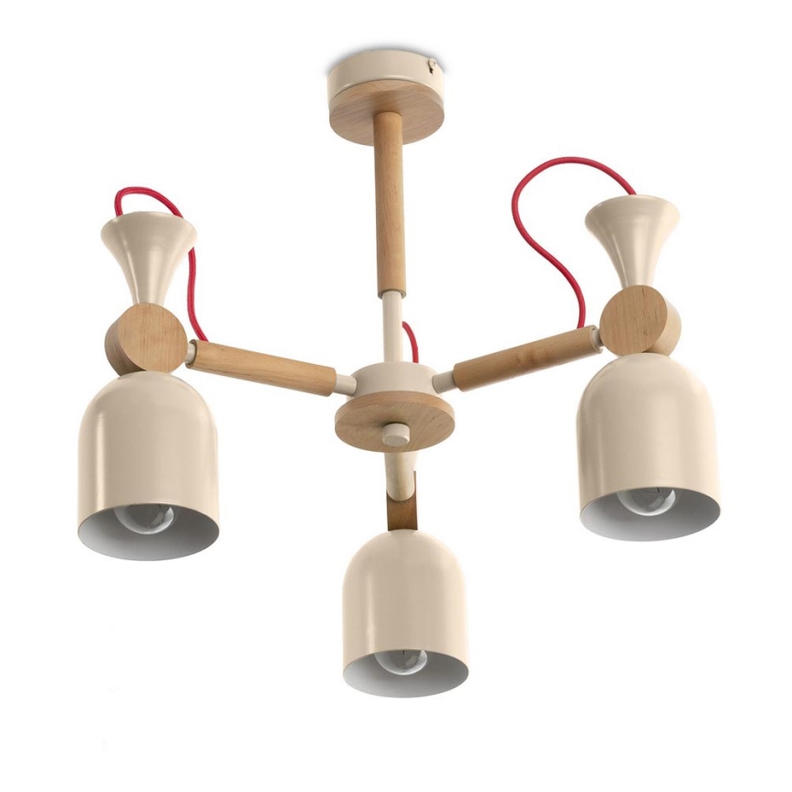 Candelabro pendente MONTE 3xE27/60W/230V