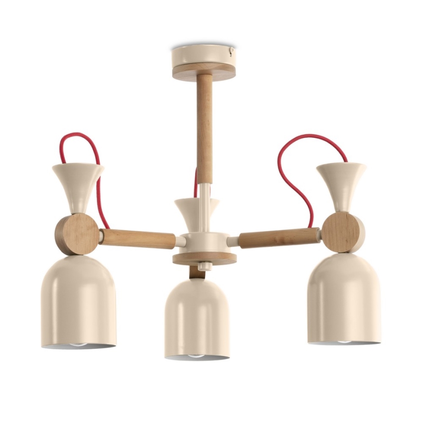 Candelabro pendente MONTE 3xE27/60W/230V