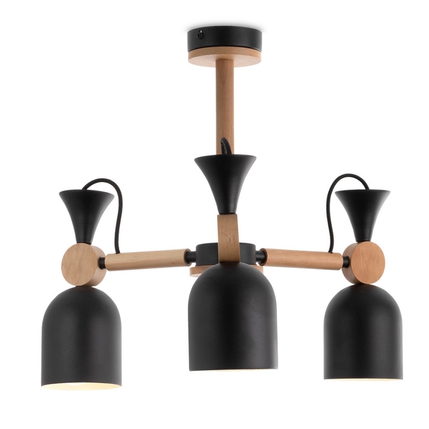 Candelabro pendente MONTE 3xE27/60W/230V