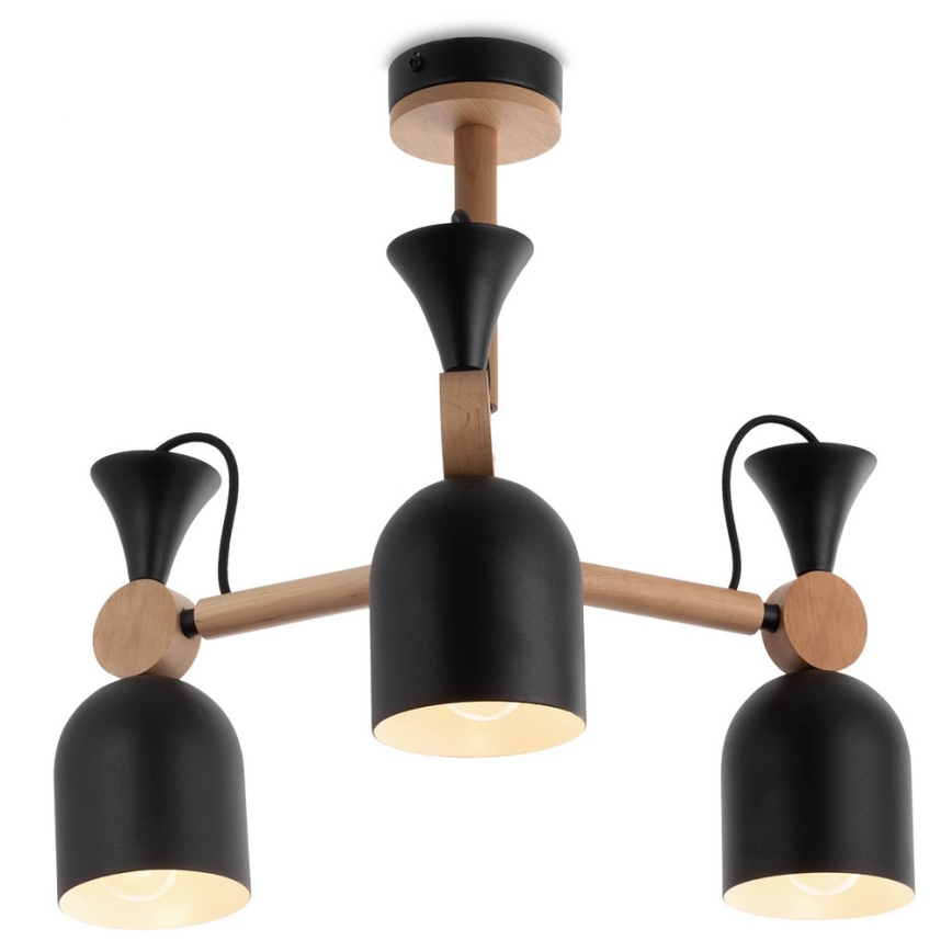 Candelabro pendente MONTE 3xE27/60W/230V