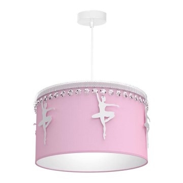 Candelabro pendente num fio de criança BALETNICA 1xE27/60W/230V