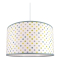 Candelabro pendente num fio de criança DOTS VERDE 1xE27/60W/230V