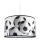 Candelabro pendente num fio de criança FOOTBALL 1xE27/60W/230V