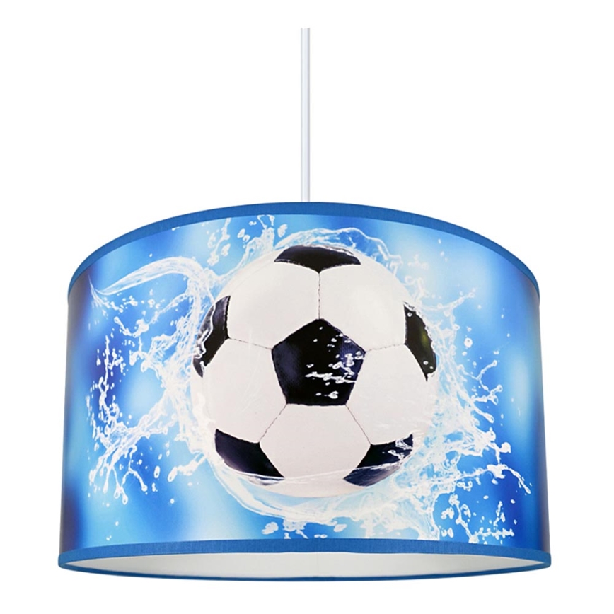 Candelabro pendente num fio de criança FOTBALL 1xE27/60W/230V