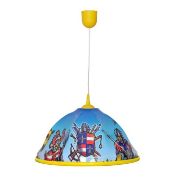 Candelabro pendente num fio de criança KNIGHT 1xE27/15W/230V