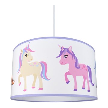Candelabro pendente num fio de criança PONY/UNICORN  1xE27/60W/230V