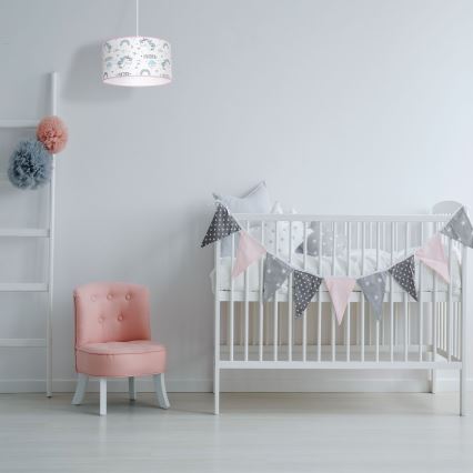 Candelabro pendente num fio de criança UNICORN 1xE27/60W/230V