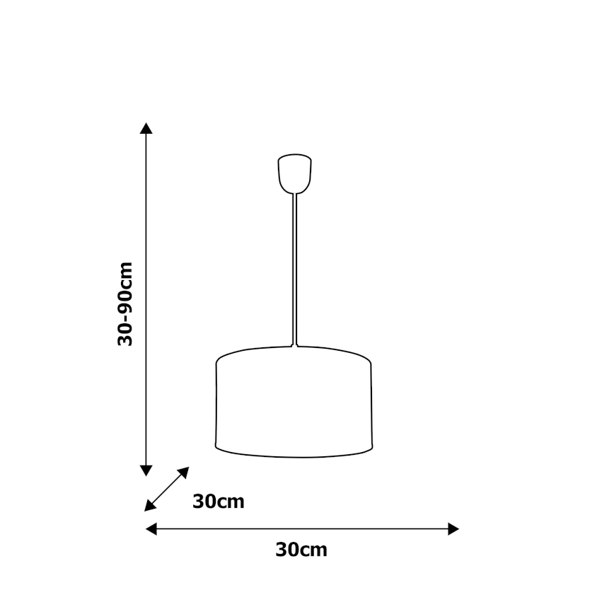 Candelabro pendente num fio de criança UNICORN 1xE27/60W/230V