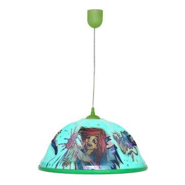 Candelabro pendente num fio de criança WITCH 1xE27/15W/230V