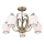 Candelabro pendente OPERA 5xE27/60W/230V