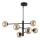 Candelabro pendente ORO 6xG9/12W/230V preto antigo/dourado