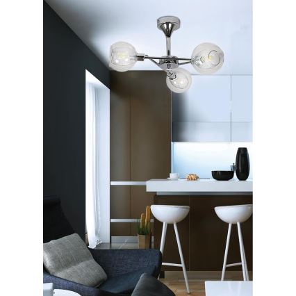 Candelabro pendente OZZO 3xE14/40W/230V