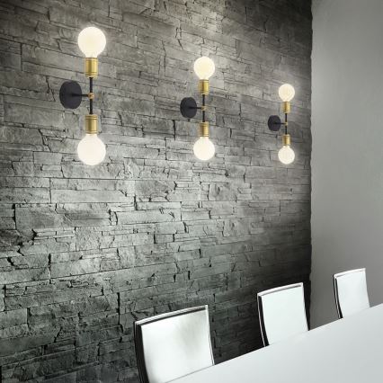 Candelabro pendente RETRO 2xE27/60W/230V