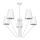 Candelabro pendente VICTORIA 5xE27/60W/230V branco