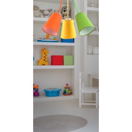 Candelabro pendente WIRE COLOUR 3xE27/60W/230V