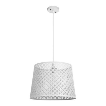 Candelabro pendurado ABAZUR 1xE27/60W/230V branco