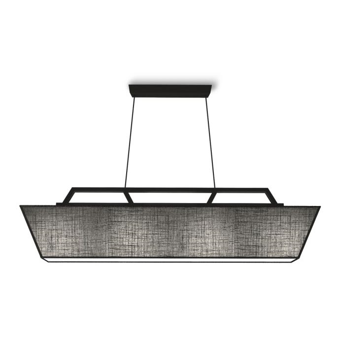 Candelabro ROOF 4xE27/40W/230V preto antigo