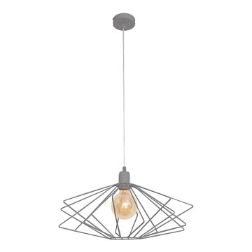Candelabro SATURN 1xE27/15W/230V cinzento