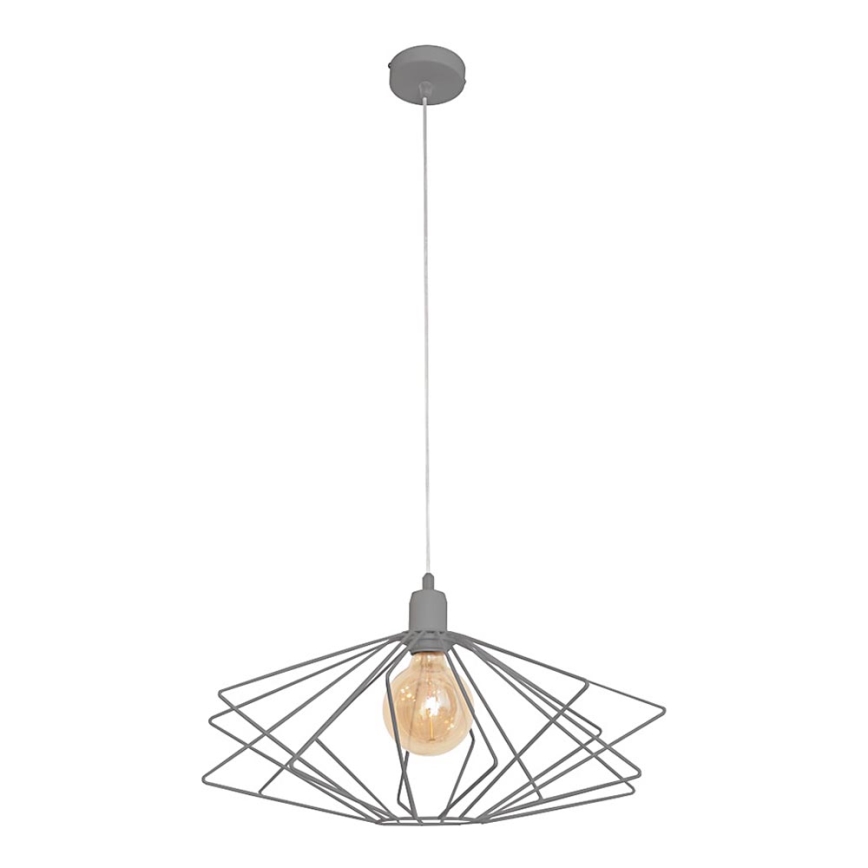 Candelabro SATURN 1xE27/15W/230V cinzento