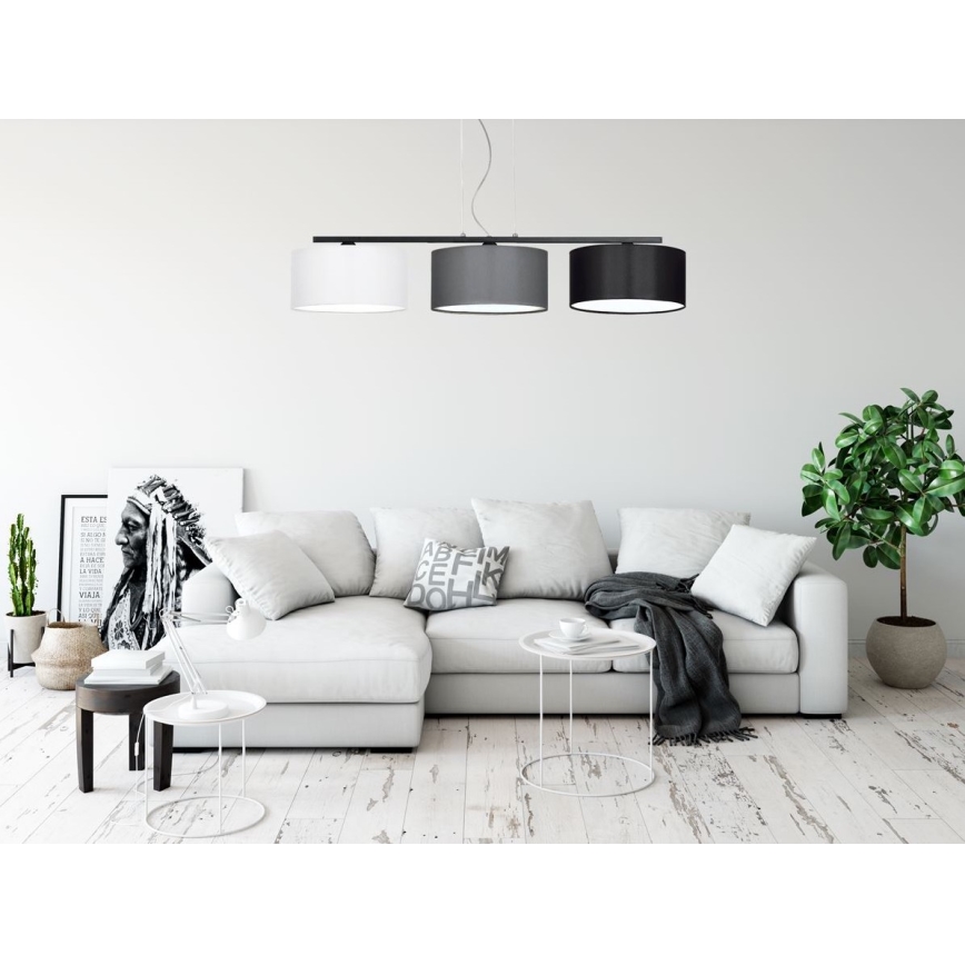 Candelabro sobre um fio ASTRA 3xE27/60W/230V