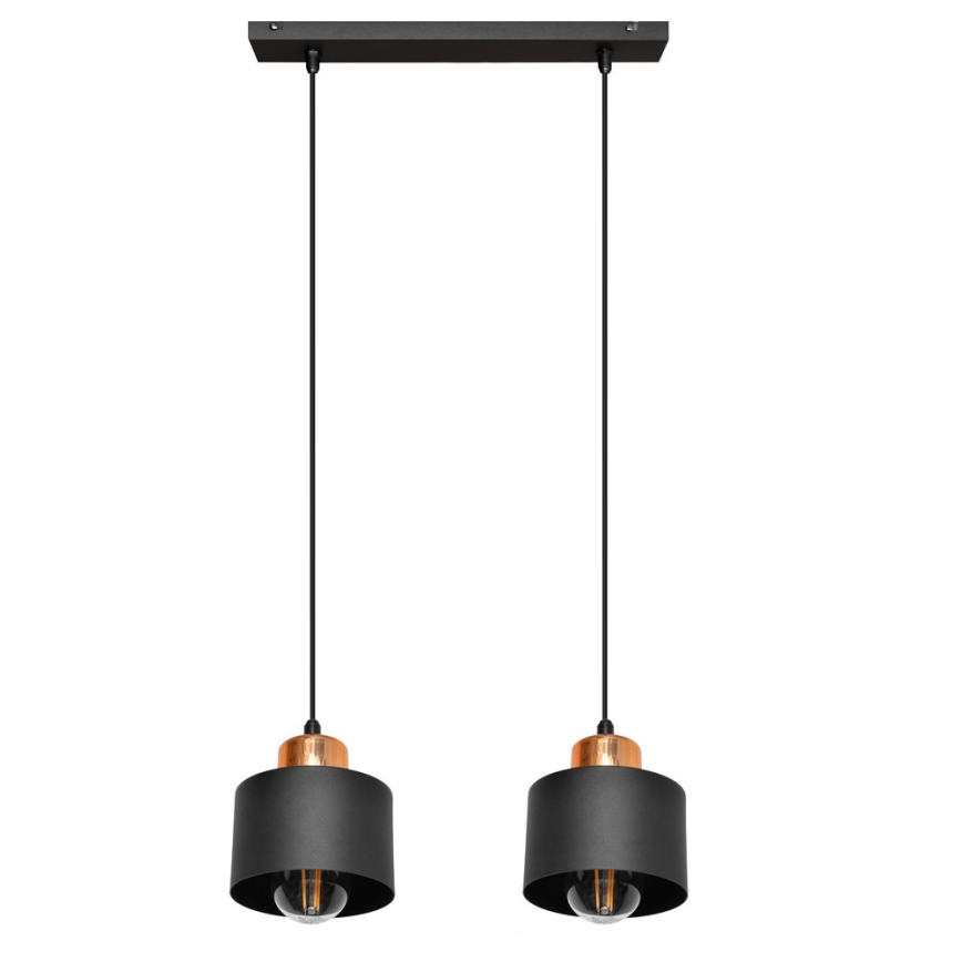 Candelabro sobre um fio EDISON 2xE27/15W/230V