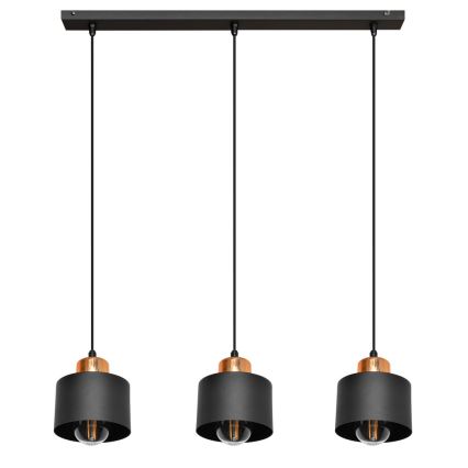 Candelabro sobre um fio EDISON 3xE27/15W/230V